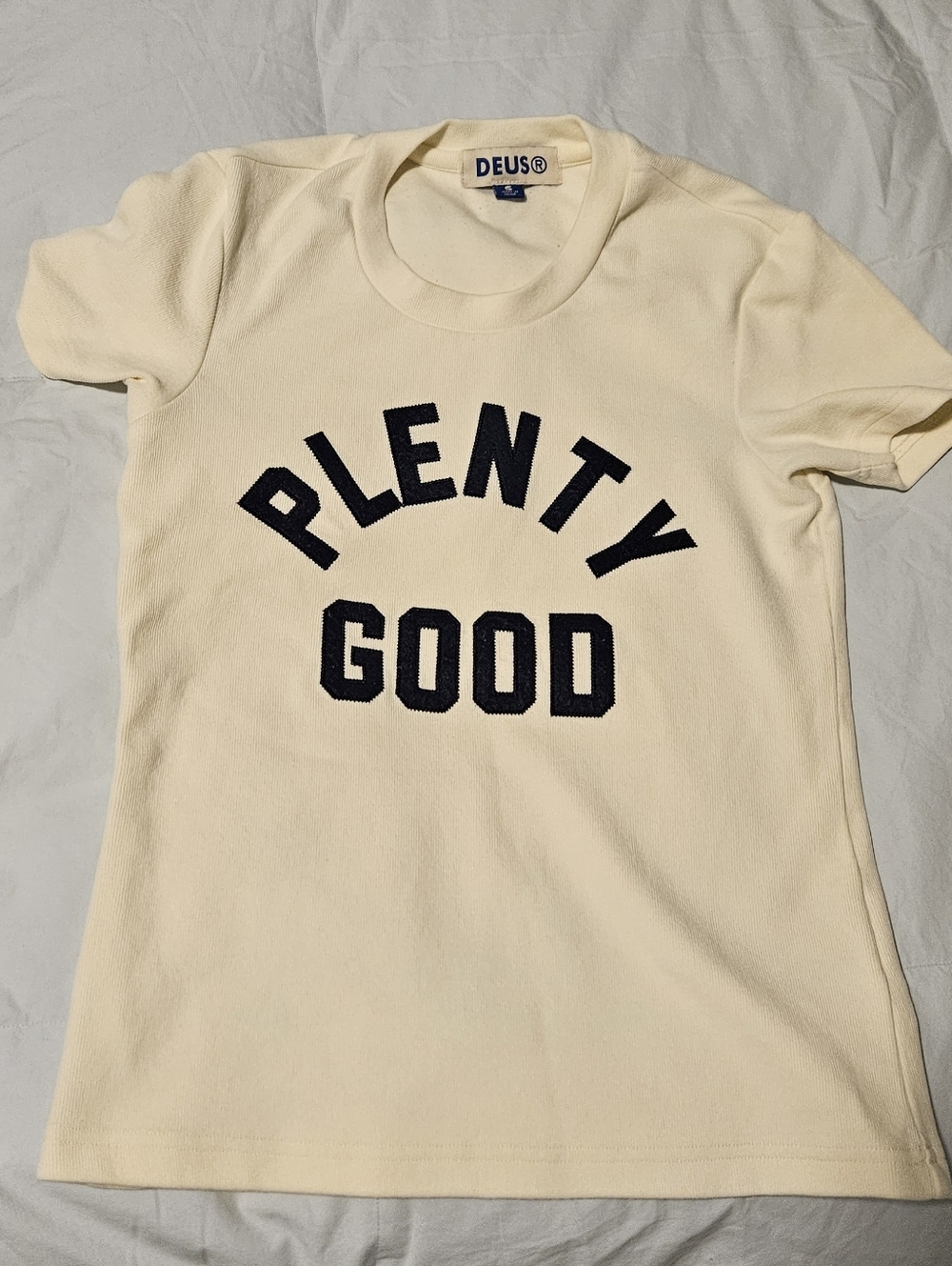 Deus Ex Machina "Plenty Good" Cream Graphic Tee